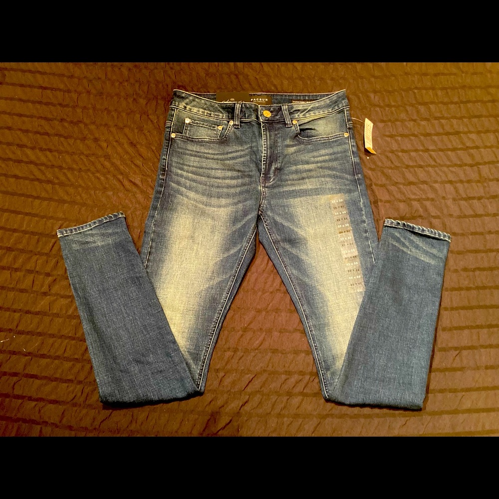 Pacsun Stacked Skinny Jeans